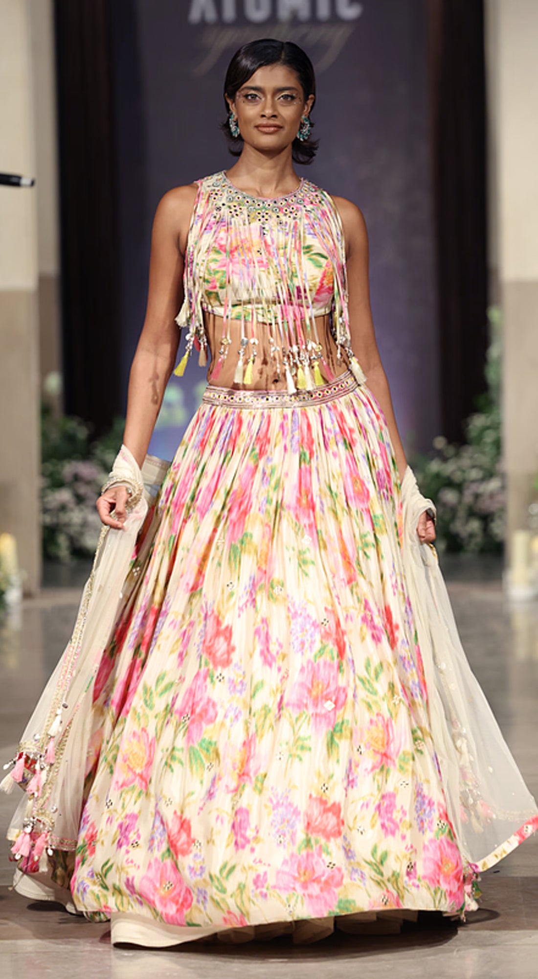 The Garden Ivory Lehenga Set