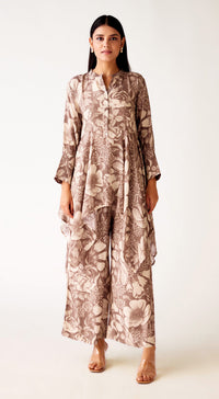 Grey Muslin Co-ord Set