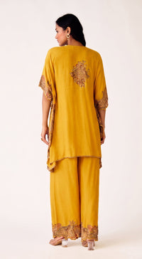 Mustard Muslin Co-ord Set