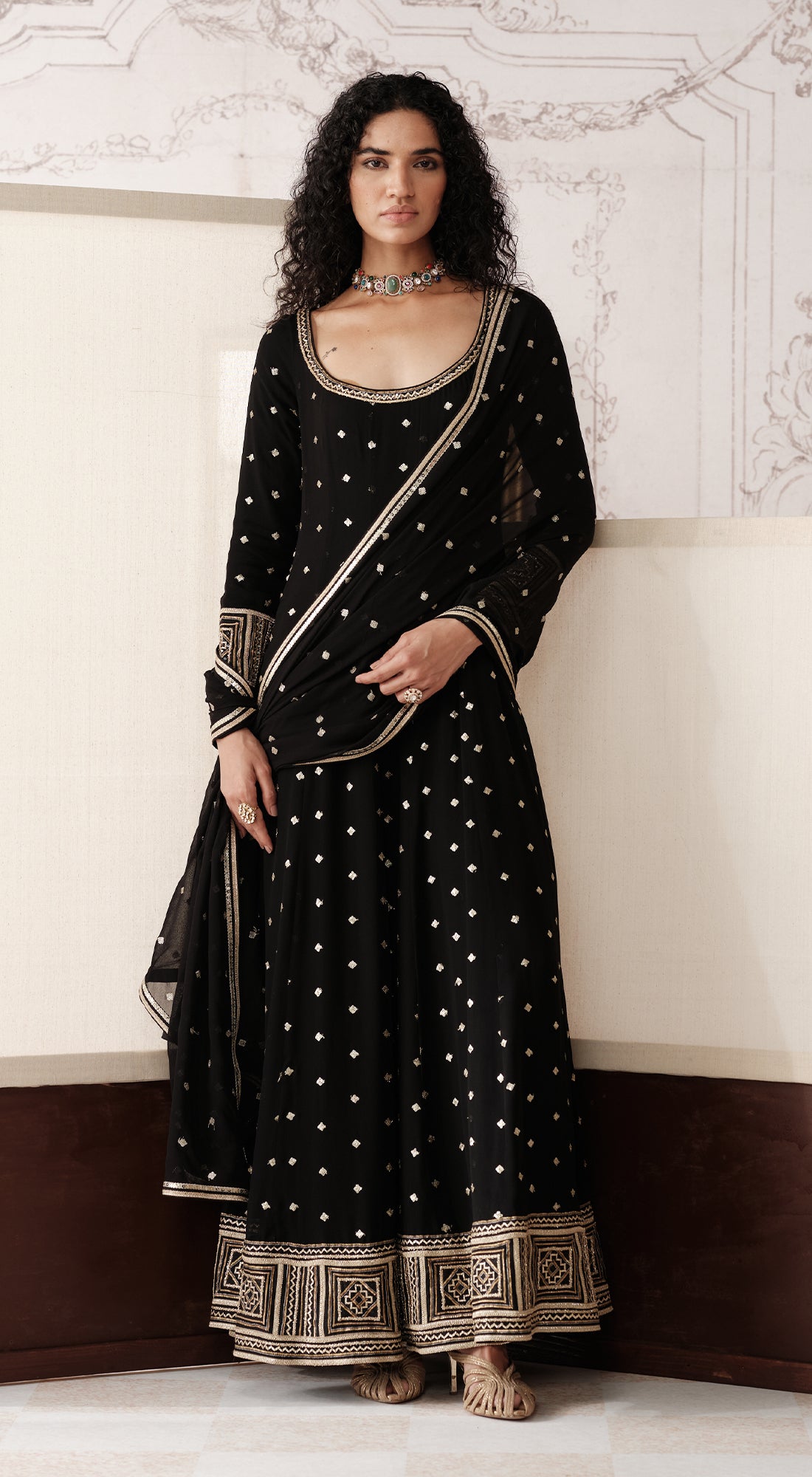 THE MIDNIGHT PALACE ANARKALI SET