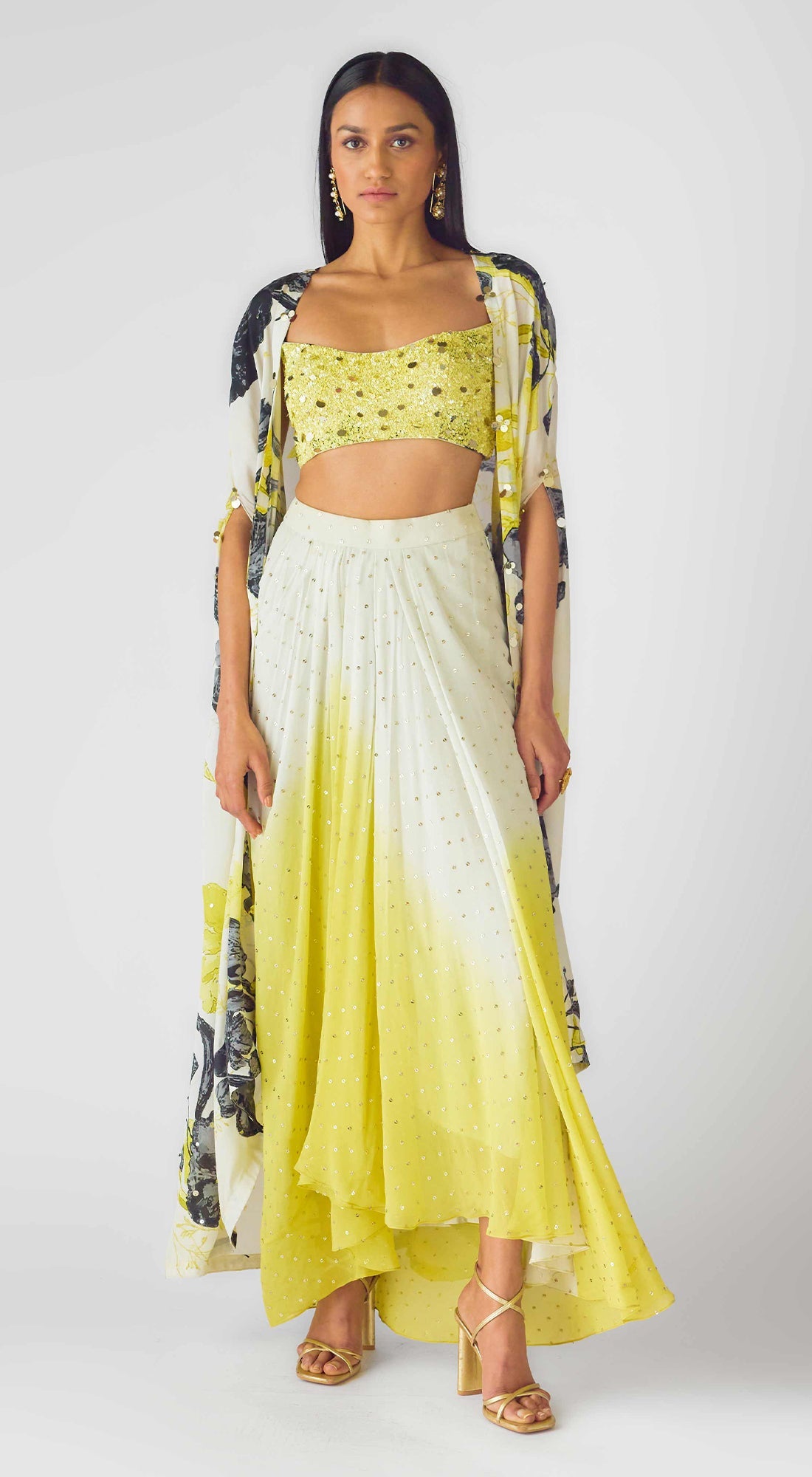 The Citrus Noir Cape Set