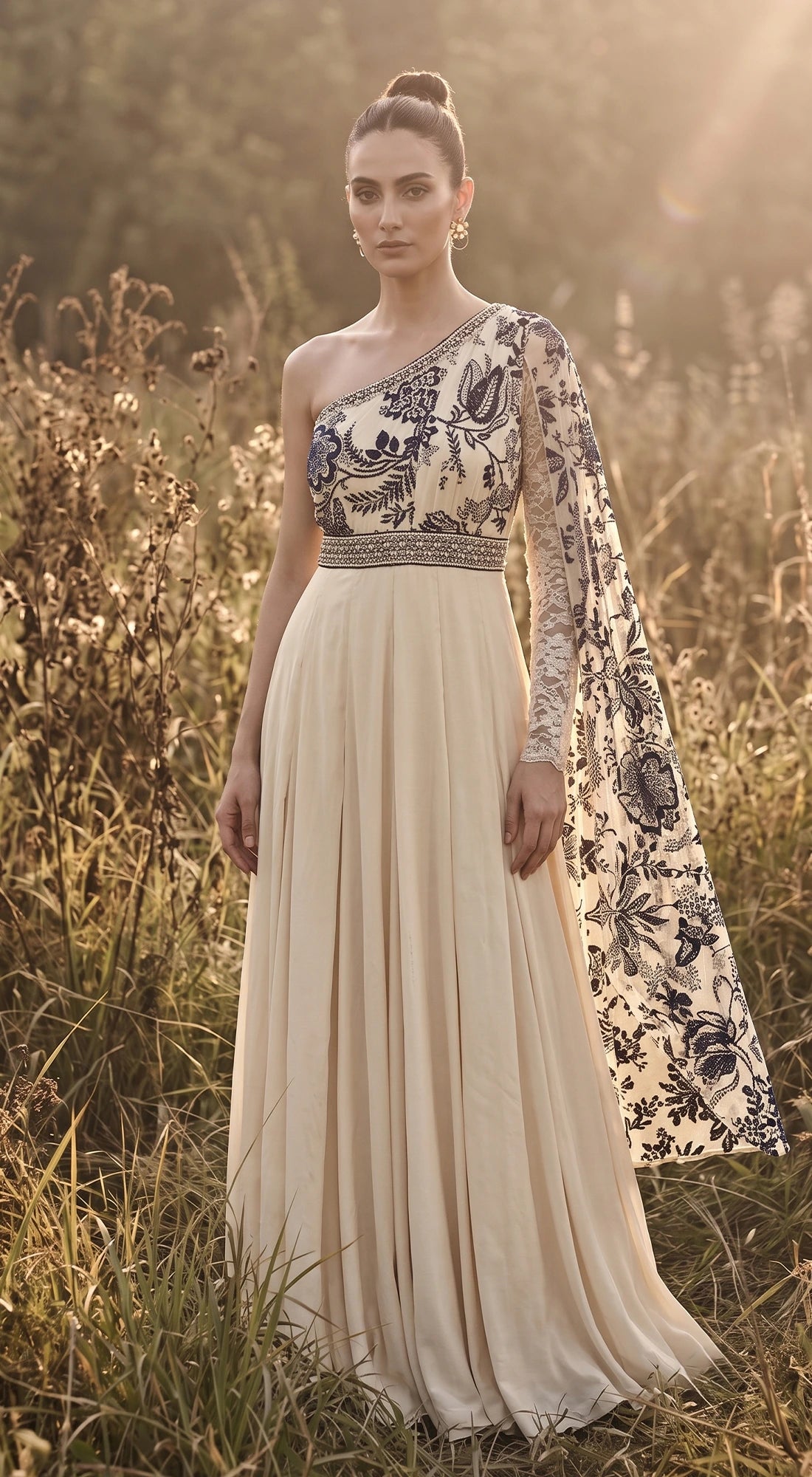 MOONLIT FLEUR EMBROIDERED JUMPSUIT