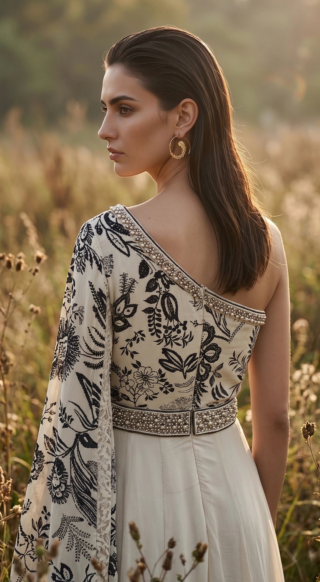 MOONLIT FLEUR EMBROIDERED JUMPSUIT