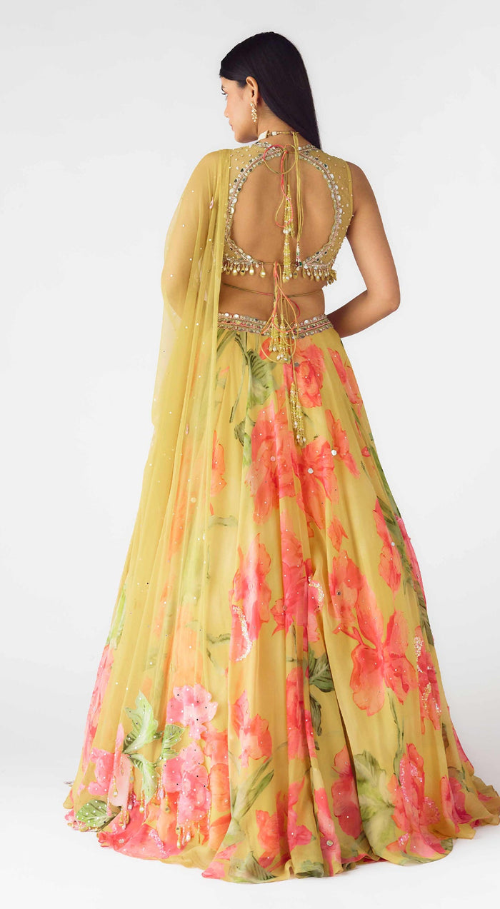 The Wild Marigold Lehenga