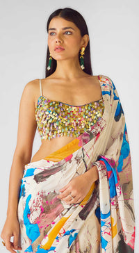 The Artsy Odyssey Saree