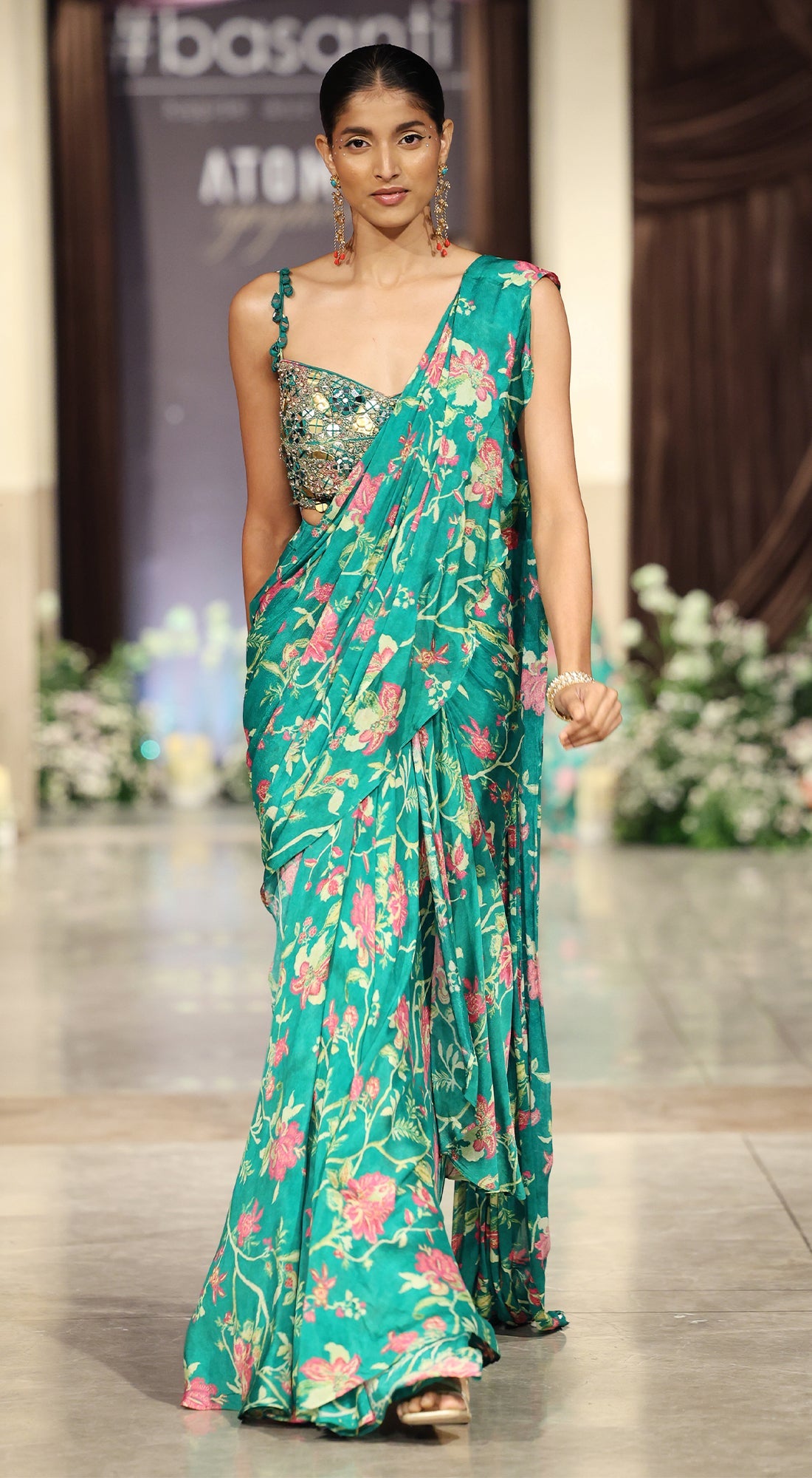 The Eden Blossom Drape Saree