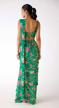 The Eden Blossom Drape Saree