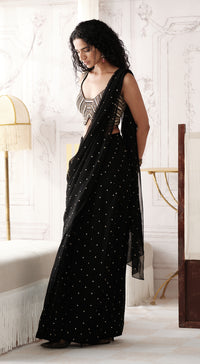 THE MIDNIGHT HORIZON SAREE
