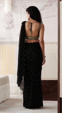 THE MIDNIGHT HORIZON SAREE