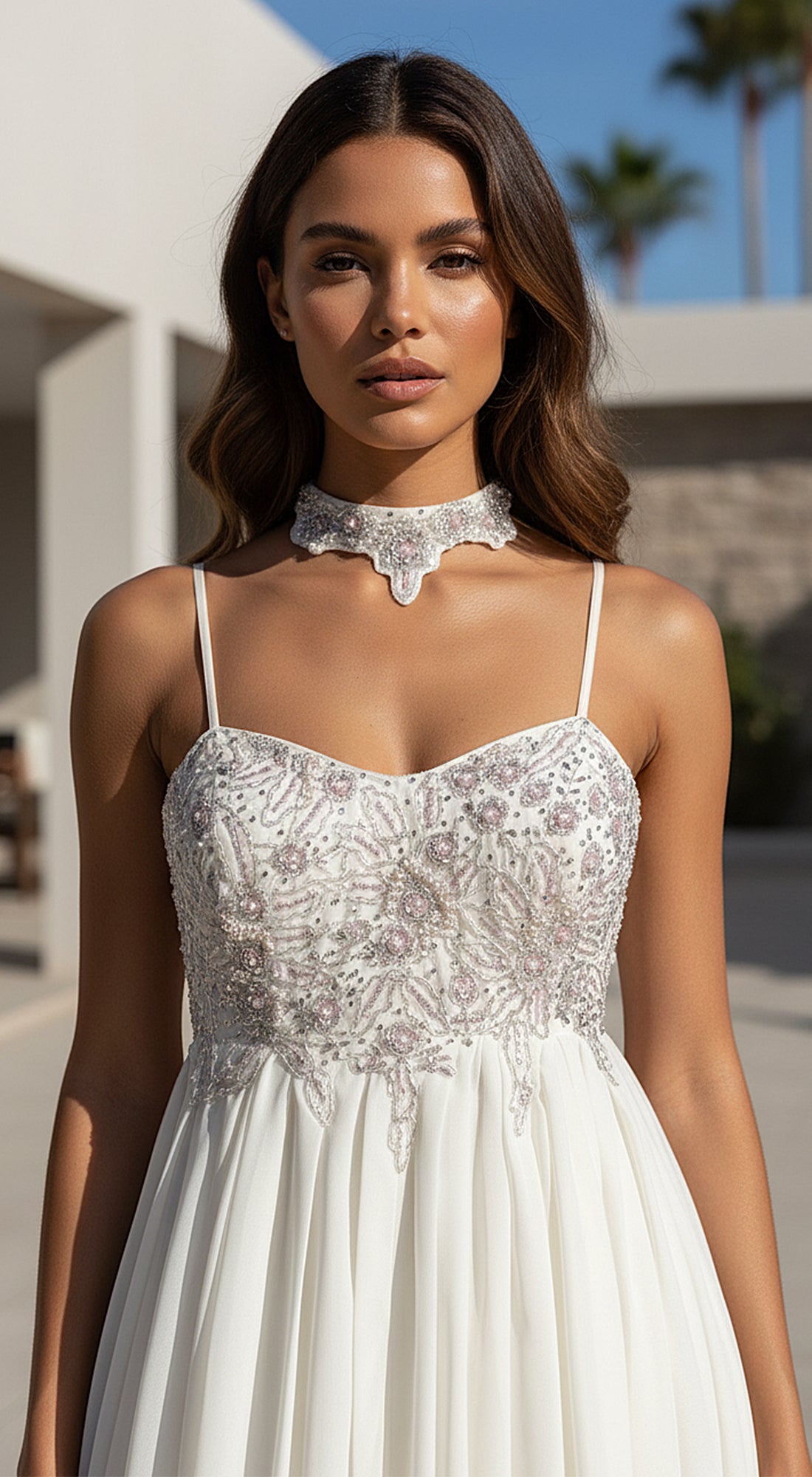 Celestia Embroidered Sharara Set