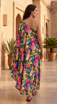 BLUE ABSTRACT DRESS 3