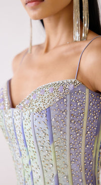 The Lilac Drift Corset Set