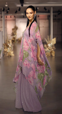 The Mystical Lilacs Kaftan Set