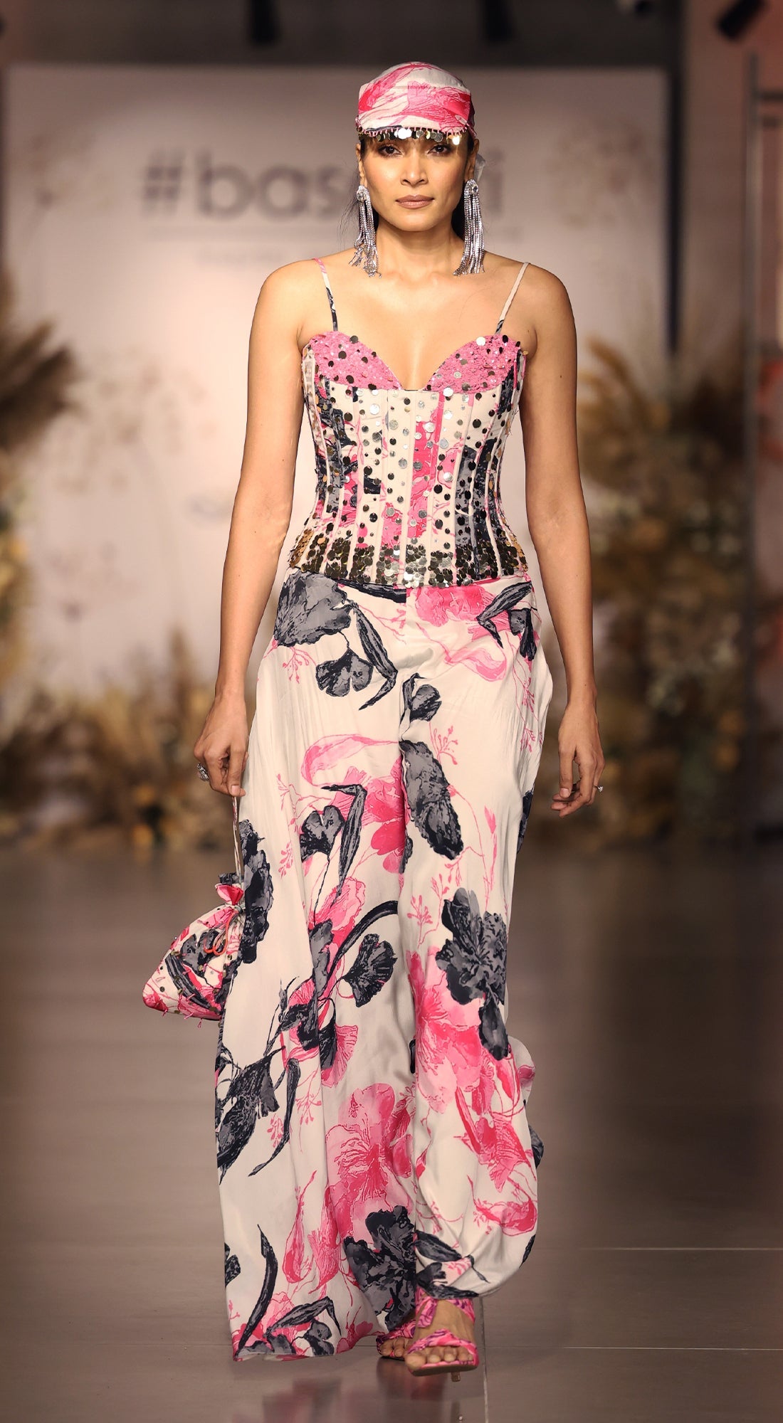 The Wildflower Euphoria Corset & Sharara Set