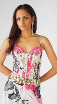 The Wildflower Euphoria Corset & Sharara Set