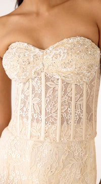 Ivory Chantilly Net Embroidered Sharara Set