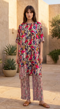 MULTI FLORAL PRINT CO-ORD SET 1