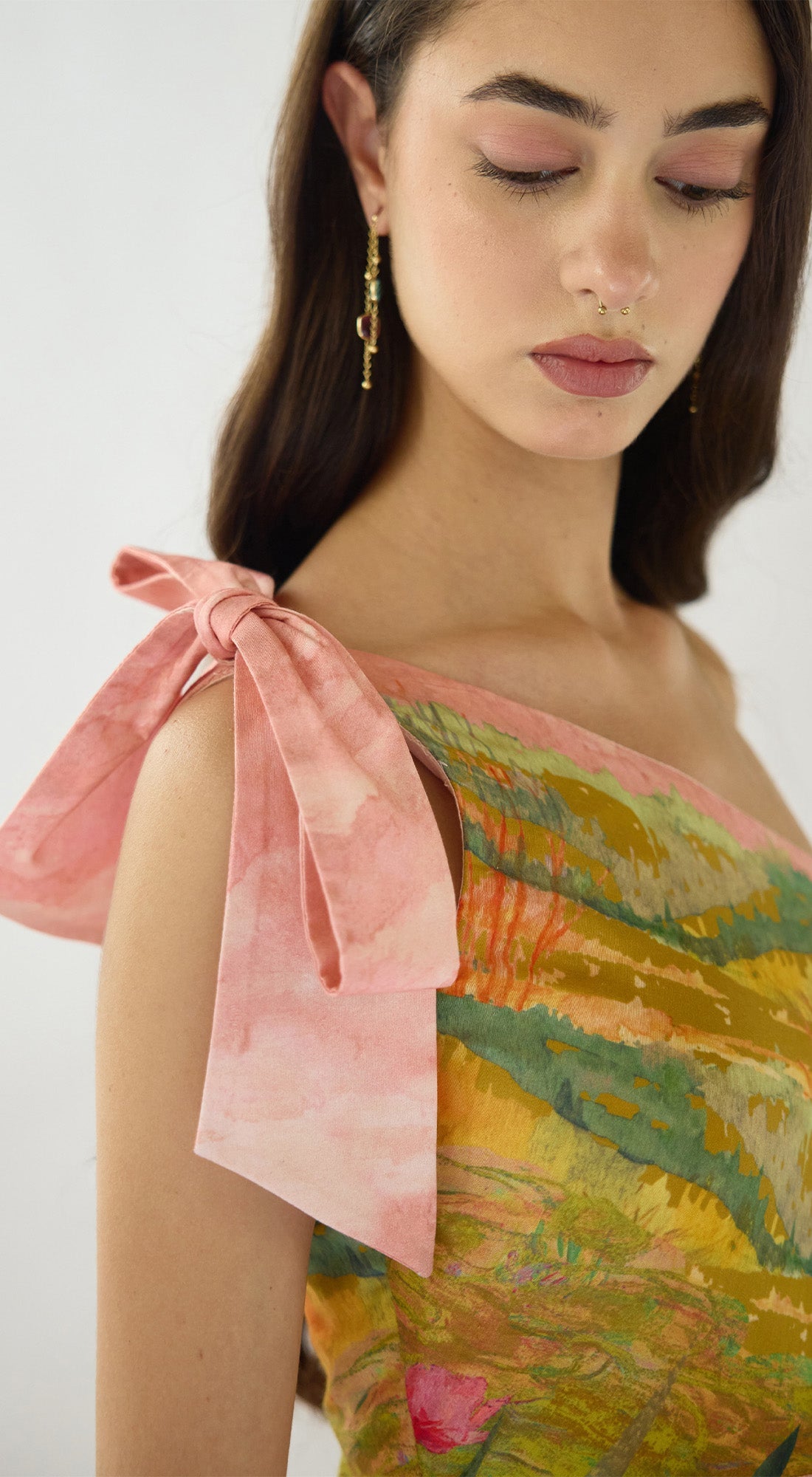 Blush Meadow Muslin Dress