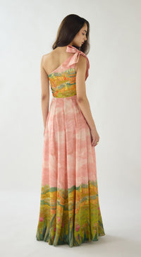 Blush Meadow Muslin Dress