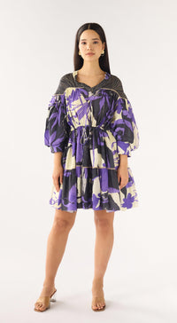 Purple Muslin Whimsy Dress