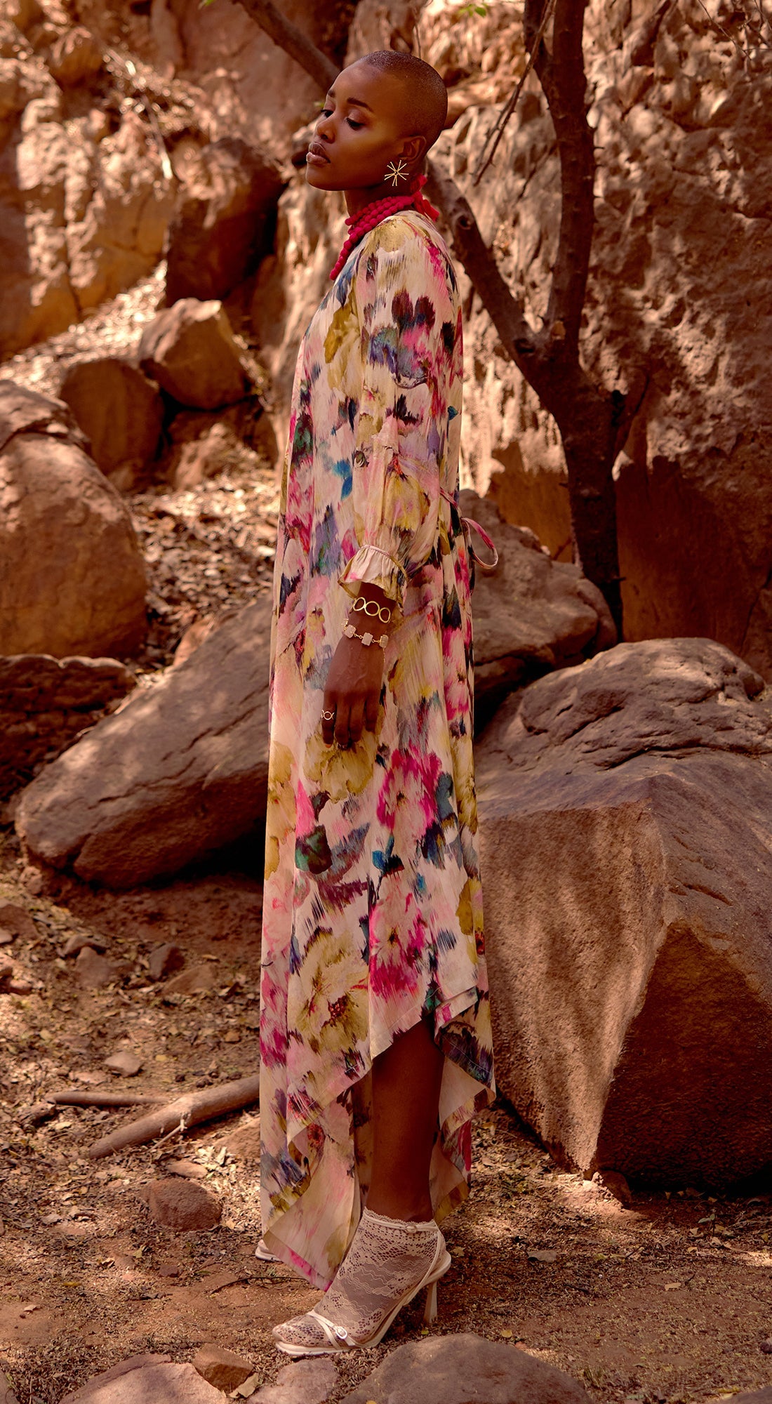 Savanna Bloom Cotton Jumpsuit