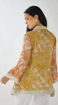 The Amber Dusk Crepe Top