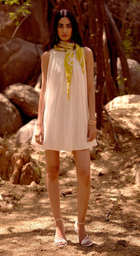 Ivory Drift Organza Dress