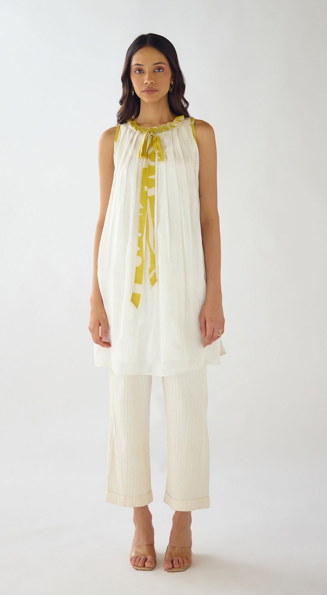 Ivory Drift Organza Dress