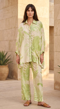Ivory Muslin Floral Co-ord Set