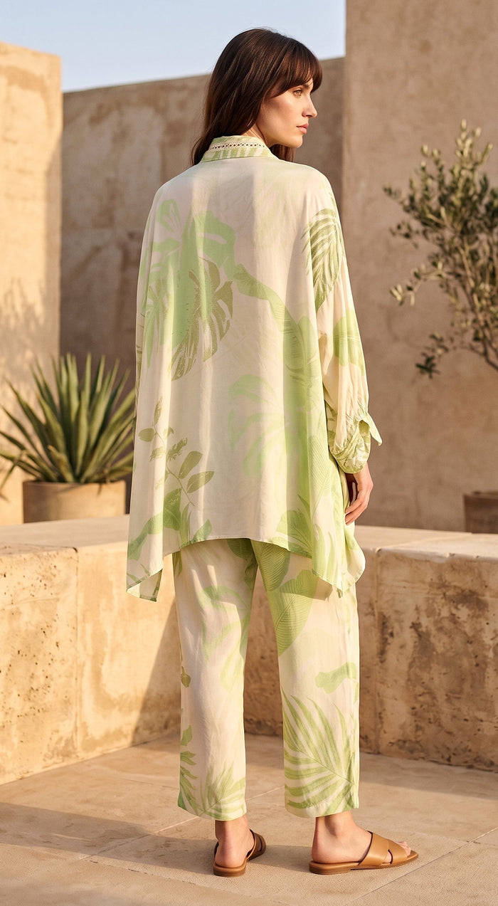 Ivory Muslin Floral Co-ord Set