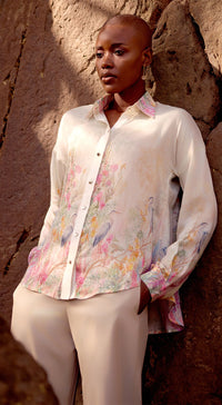 Rose Reed Summer Silk Shirt