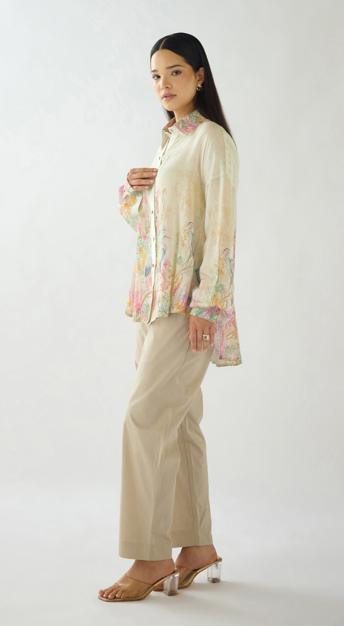 Rose Reed Summer Silk Shirt