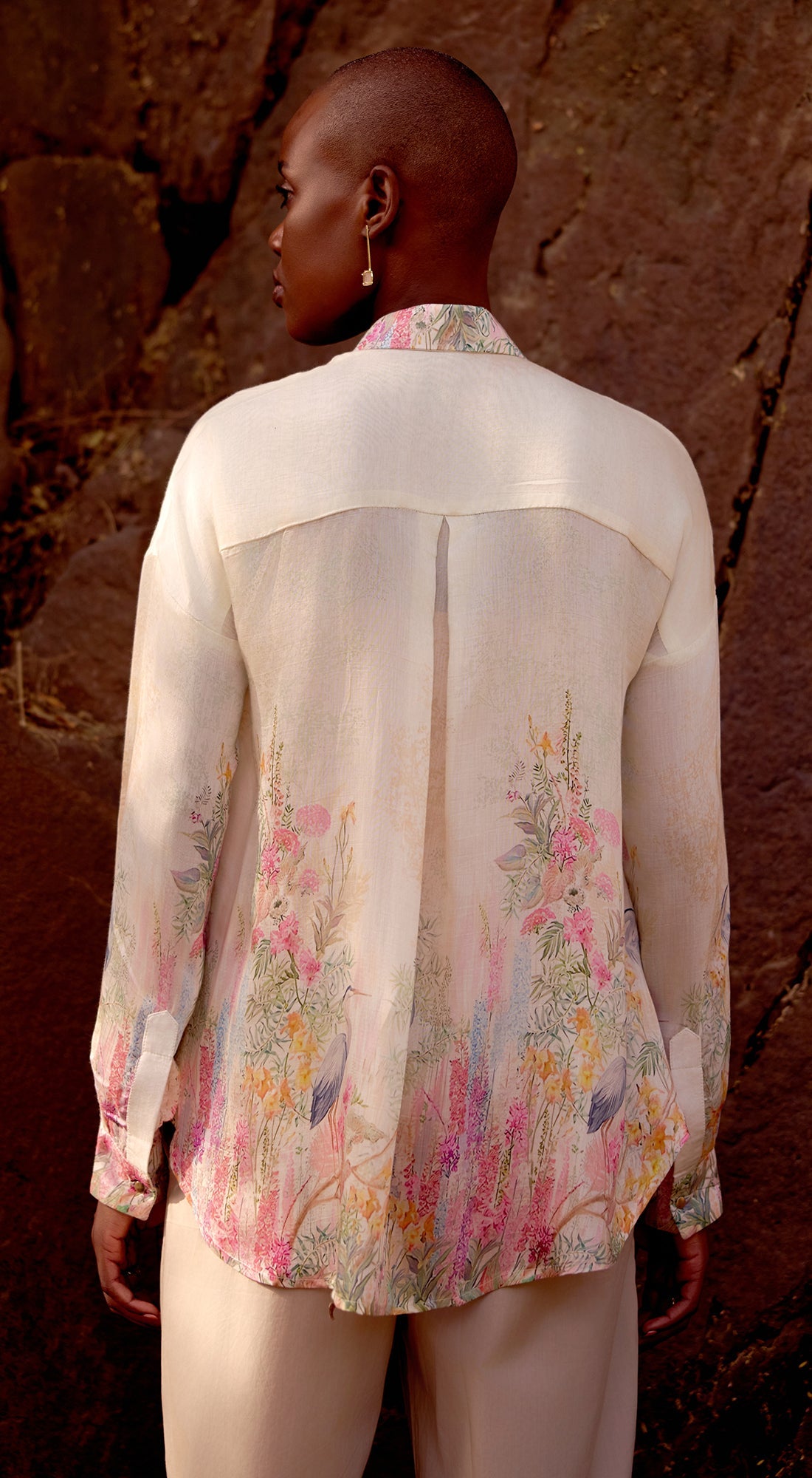 Rose Reed Summer Silk Shirt