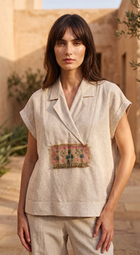 IVORY COTTON CO-ORD SET 2