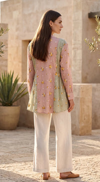 BABY-PINK COTTON DORIYA TUNIC 3