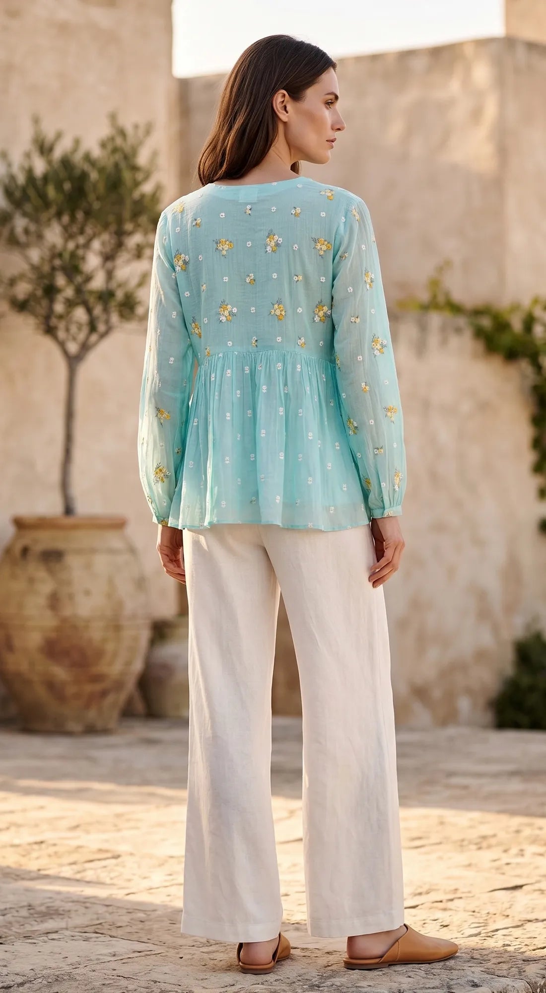 FIROZI COTTON DORIYA TUNIC 3