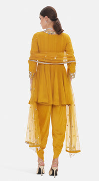 The Marigold Honey Dhoti Set