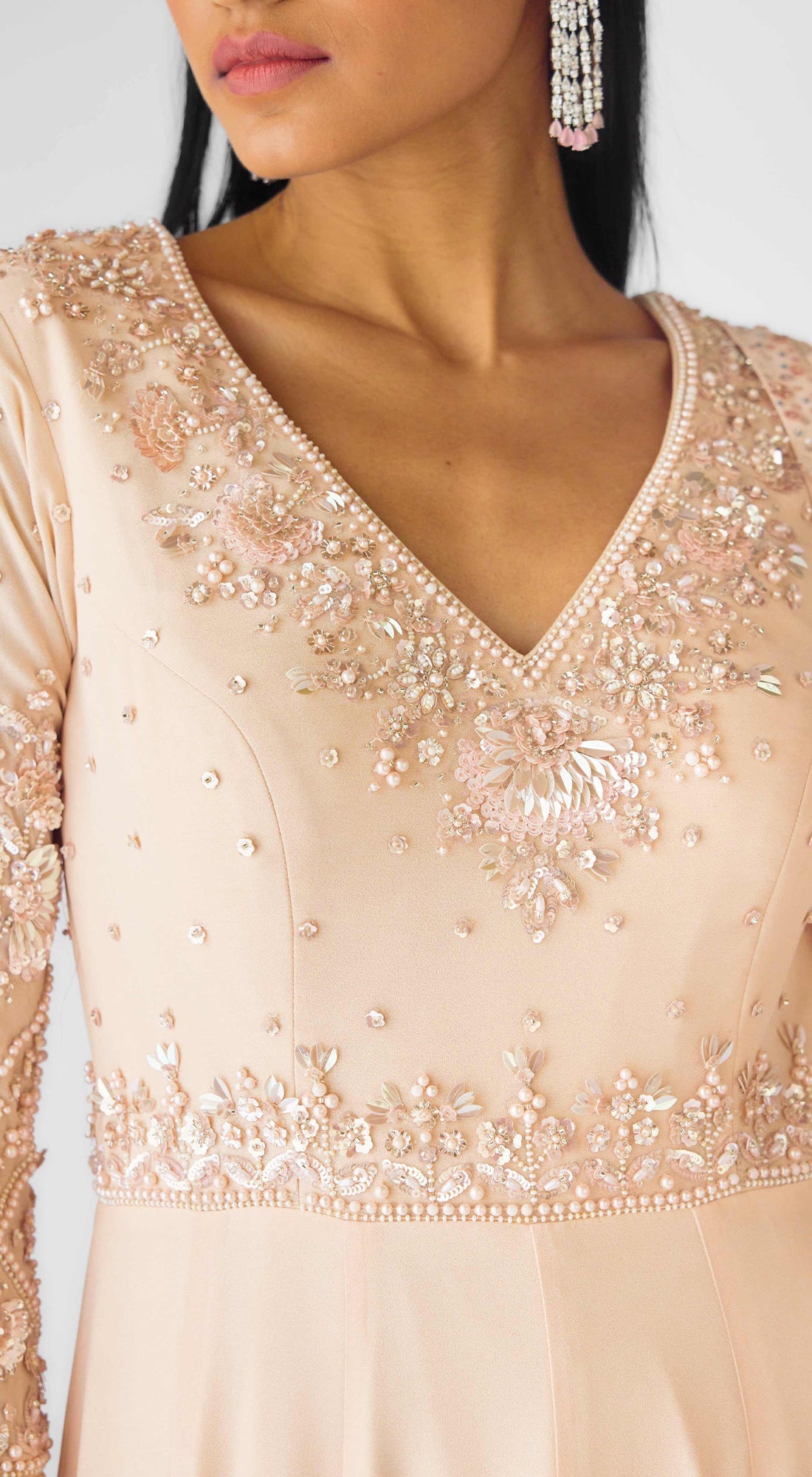 The Blush Opulence Anarkali Set