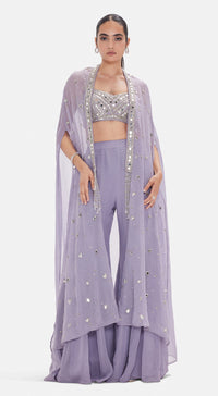 The Ethereal Lavender Cape Set