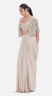 The Ethereal Waves Jacket Set