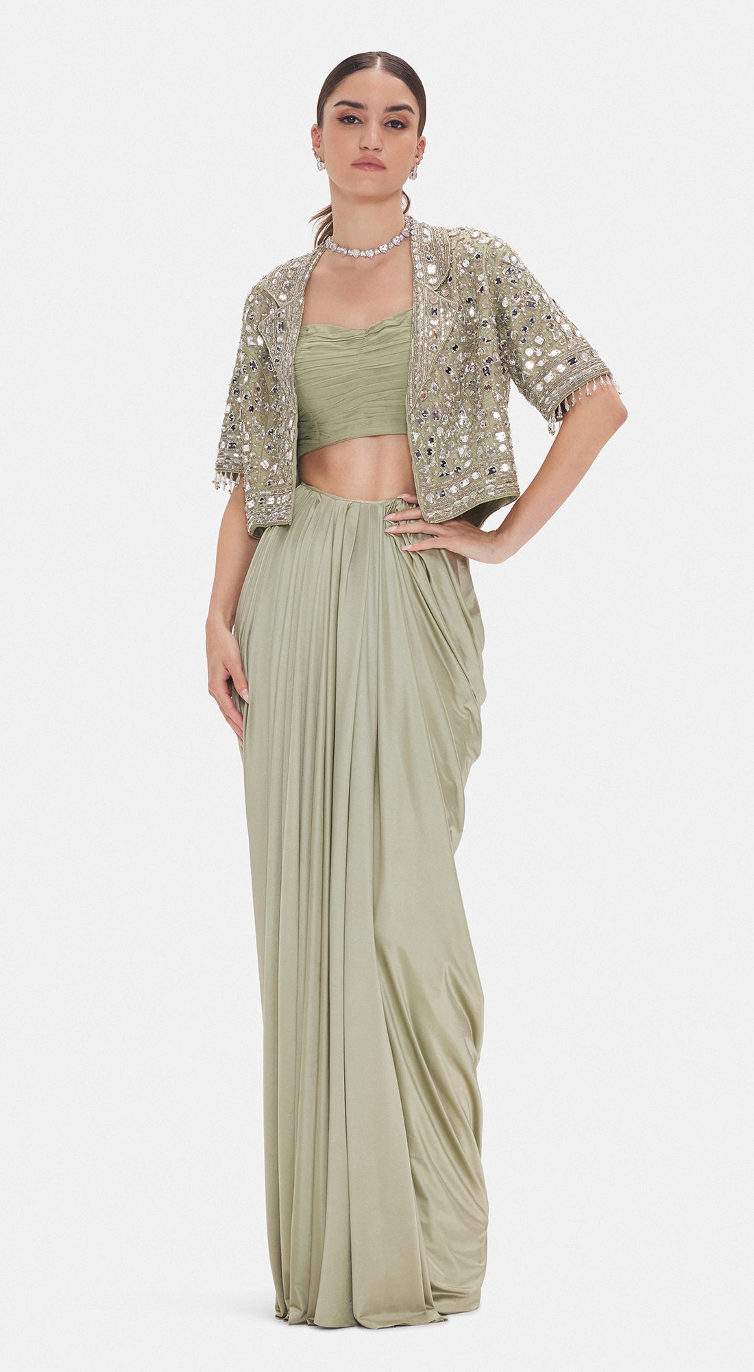 The Silver Willow Jacket Set