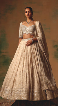 The Dream in Ivory Dust Lehenga