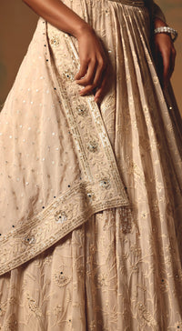 The Dream in Ivory Dust Lehenga
