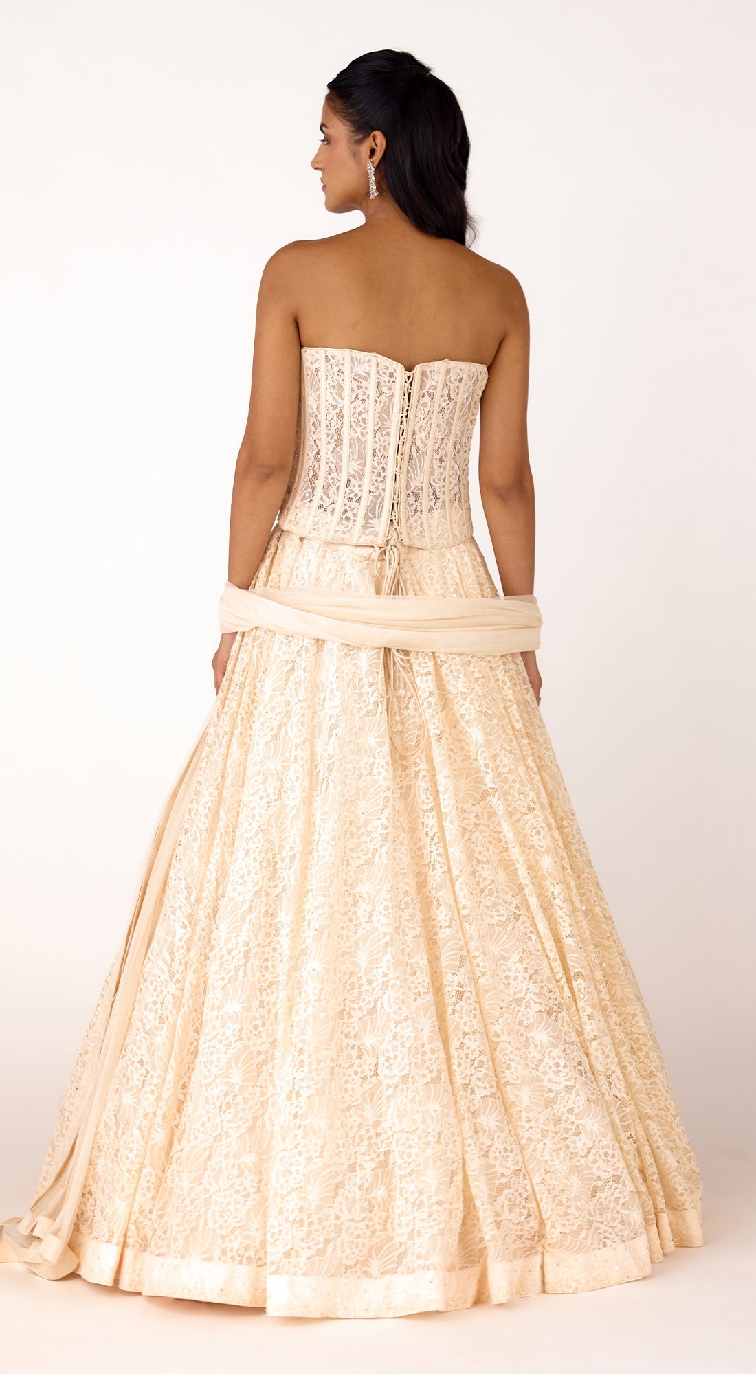 The Radiant Pearl Lehenga Set
