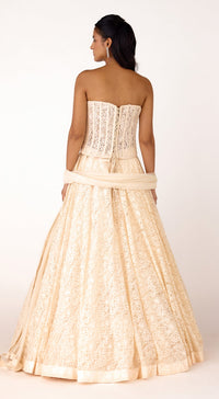 The Radiant Pearl Lehenga Set