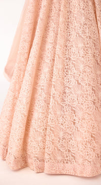 The Gentle Camillia Corset & Lehenga Set
