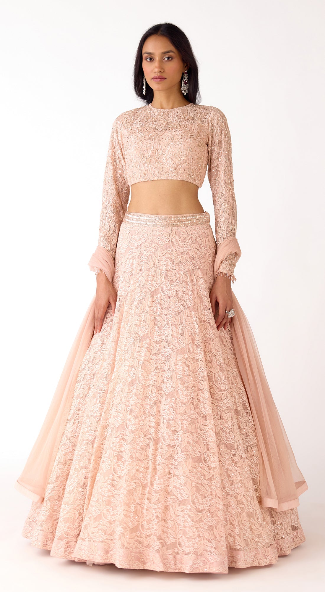The Soft Blush Lehenga Set