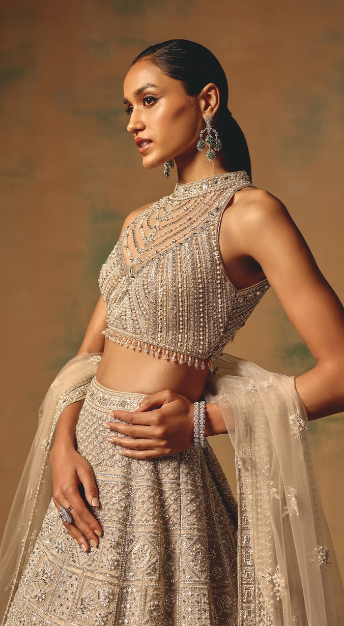 The Amber Dusk Lehenga