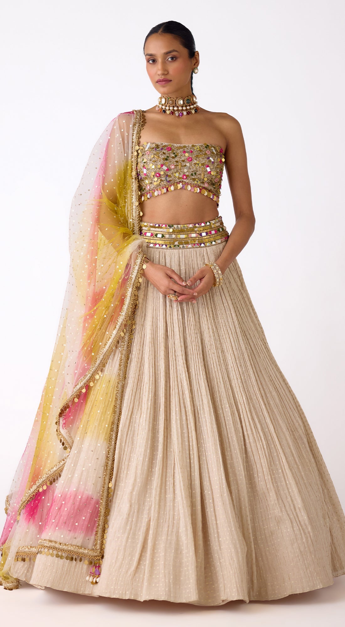 The Ethereal Ivory Lehenga Set