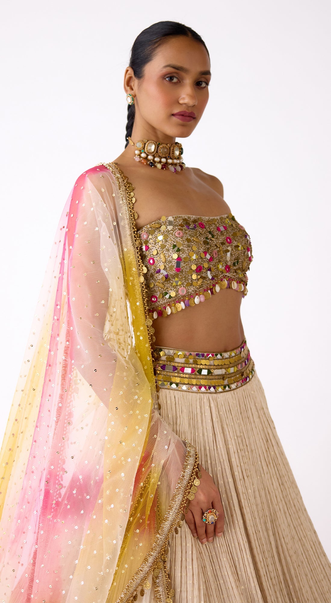 The Ethereal Ivory Lehenga Set
